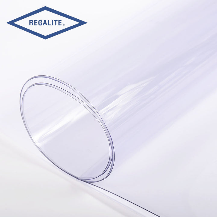 54" x 110" REGALITE® 30 Gauge Clear Window Vinyl Sheet