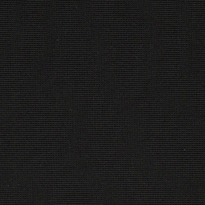 59" Black Ribbed Spandex Fabric
