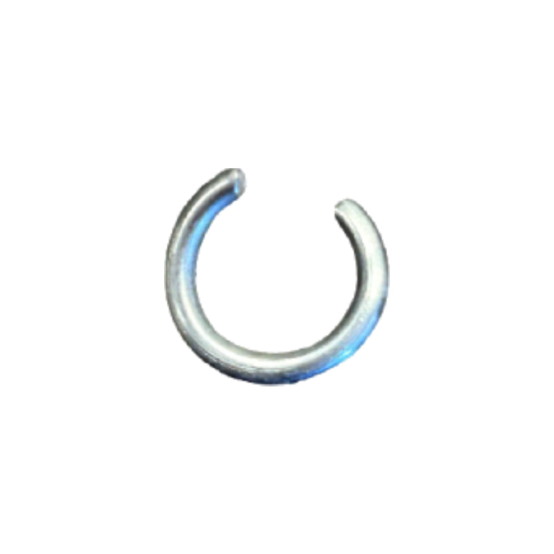 1/4" (#8) to 5/16" (#10) Galvanized Steel Shock Cord Hog Ring Clamps
