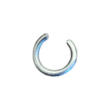 1/4" (#8) to 5/16" (#10) Galvanized Steel Shock Cord Hog Ring Clamps