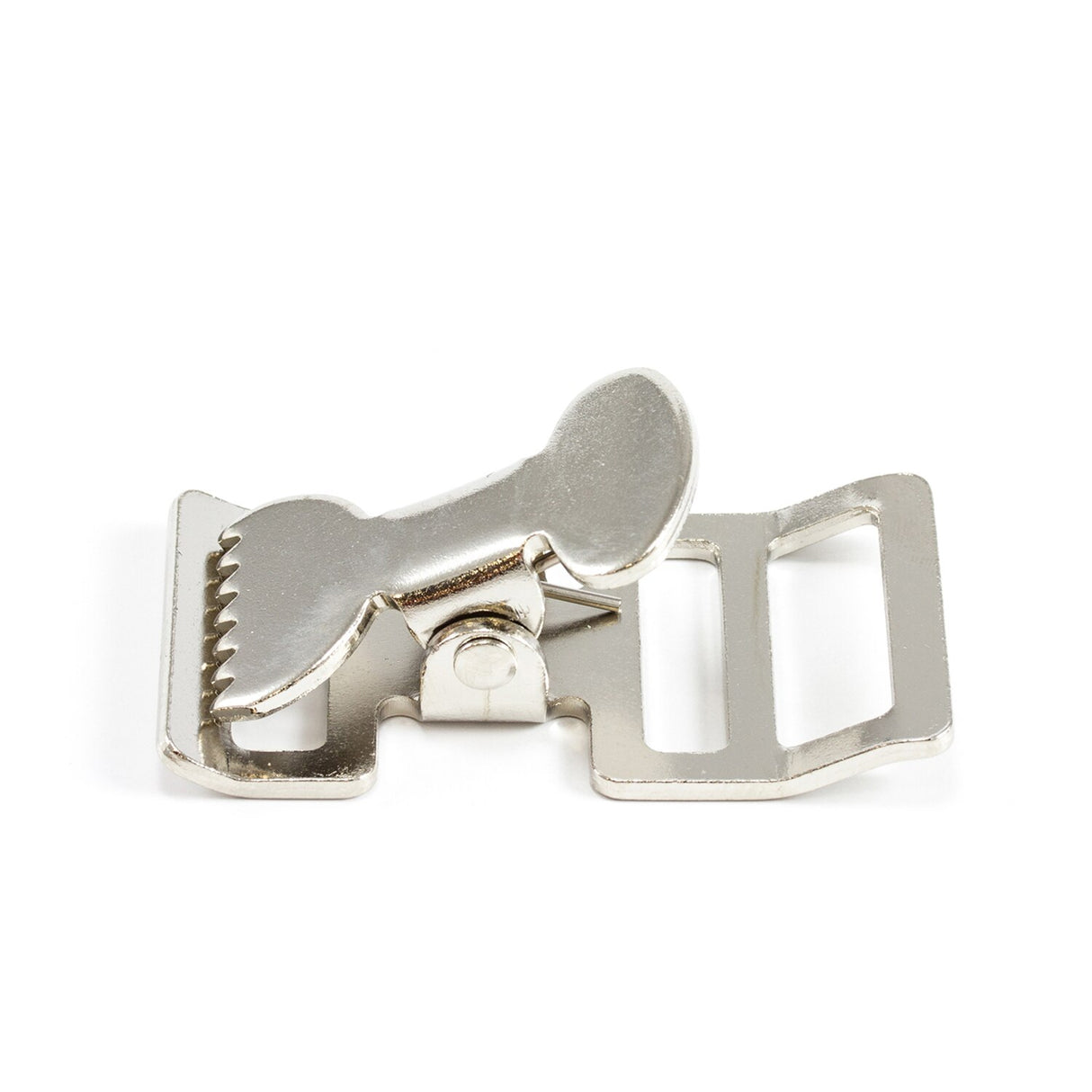 Nickel-Plated Steel Spring Webbing Buckle