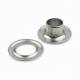 SS-2 3/8" (#2) Stainless Steel Plain Rim (Sheet) Grommet