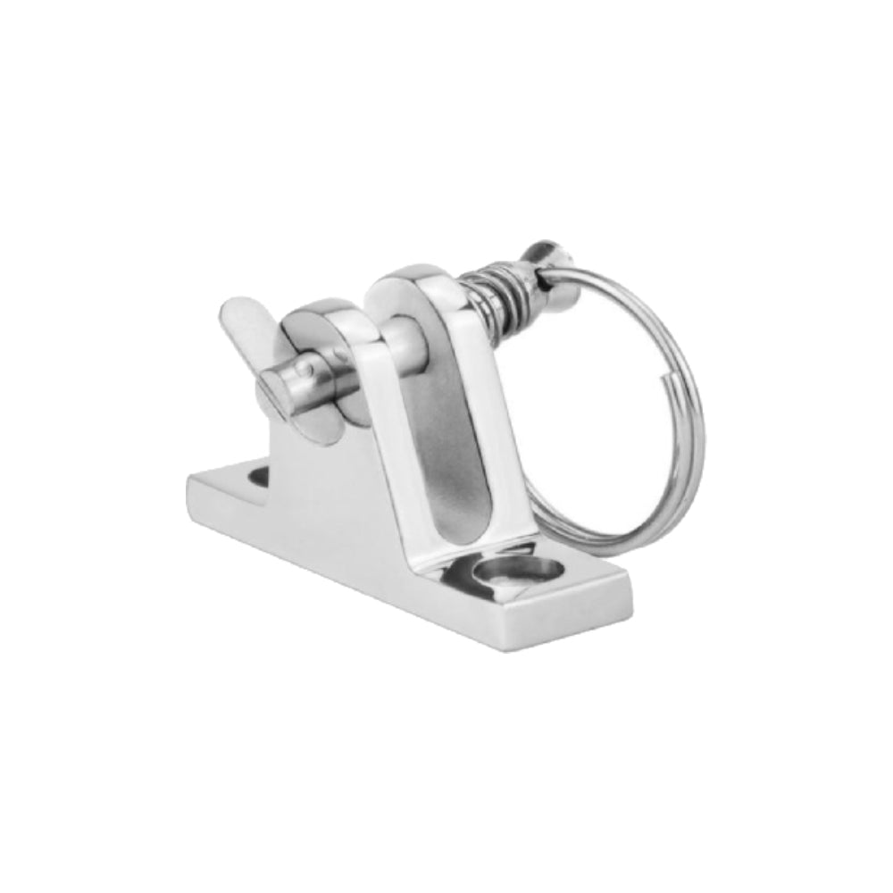 2-1/4" x 3/4" Stainless Steel Angled Deck Mount