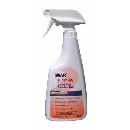 IMAR 602 Stamoid marine vinyl protective spray 16 oz protectant for boat vinyl surfaces
