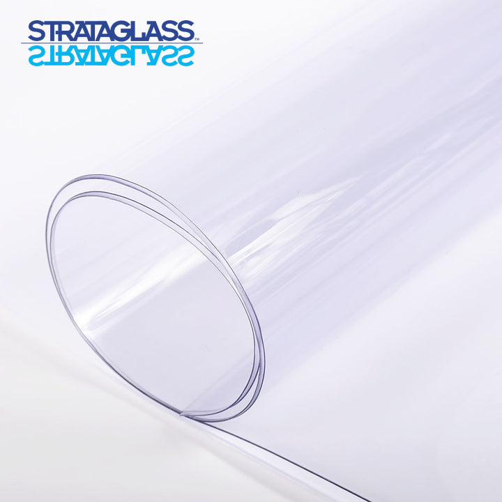 53" x 110" STRATAGLASS® 40 Gauge Clear Window Vinyl Sheet