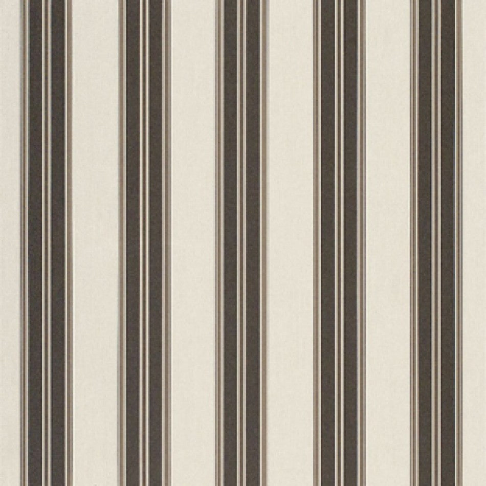 46" Sunbrella® Black/Taupe Fancy (4946-0000) Awning/Marine Fabric