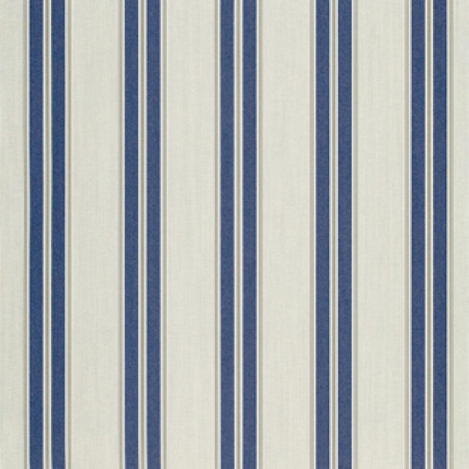 46" Sunbrella® Navy/Taupe Fancy (4916-0000) Awning/Marine Fabric