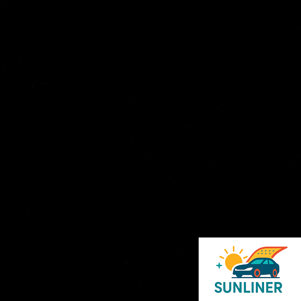60" SunLiner Black Flat-Knit Headliner Fabric