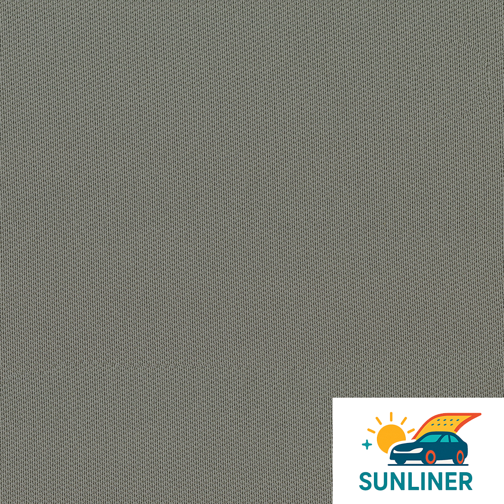 60" SunLiner Clear Gray Flat-Knit Headliner Fabric