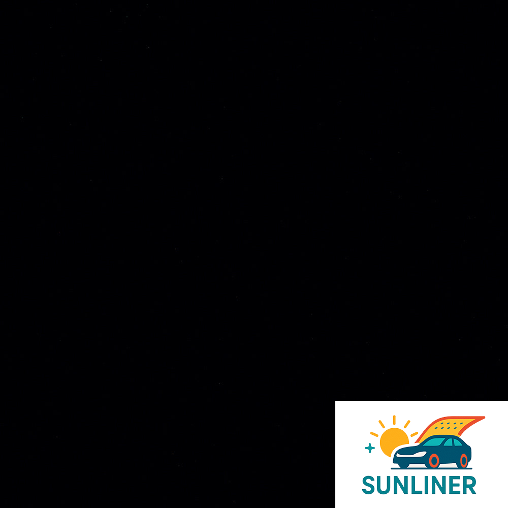 60" SunLiner Ebony Flat-Knit Headliner Fabric