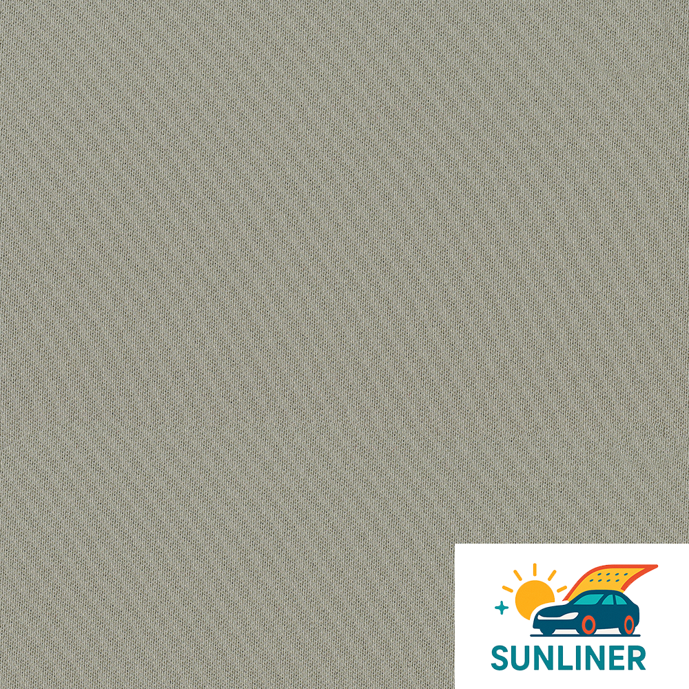 60" SunLiner Light Gray Med. Flat-Knit Headliner Fabric