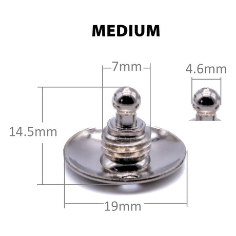 TENAX® Self-Locking Fastener Nickel-Plated Brass Canvas Peg