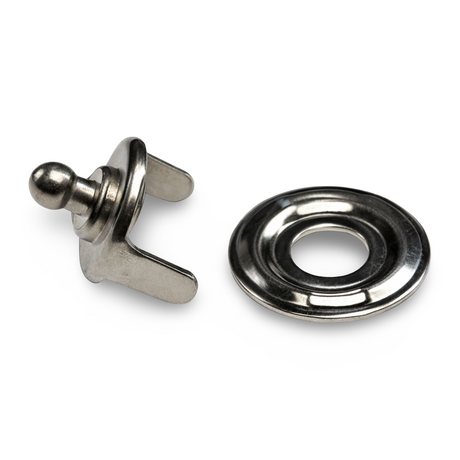 TENAX® Self-Locking Fastener Nickel-Plated Brass Clinch Peg